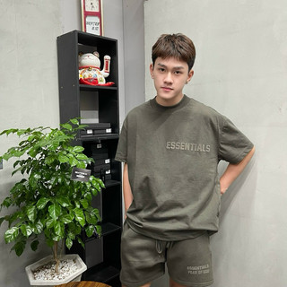Áo thun essentials fear of god “off-black” ss22