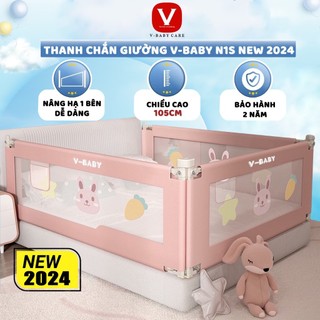Thanh Chắn Giường Cho Bé V-BABY NV01 & N1S (N2) & NV02 Mới Nhất 2024 -1 thanh 1 mặt