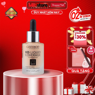 Kem Nền Catrice HD Liquid Coverage Last Upto 24h 30ml Màu 010