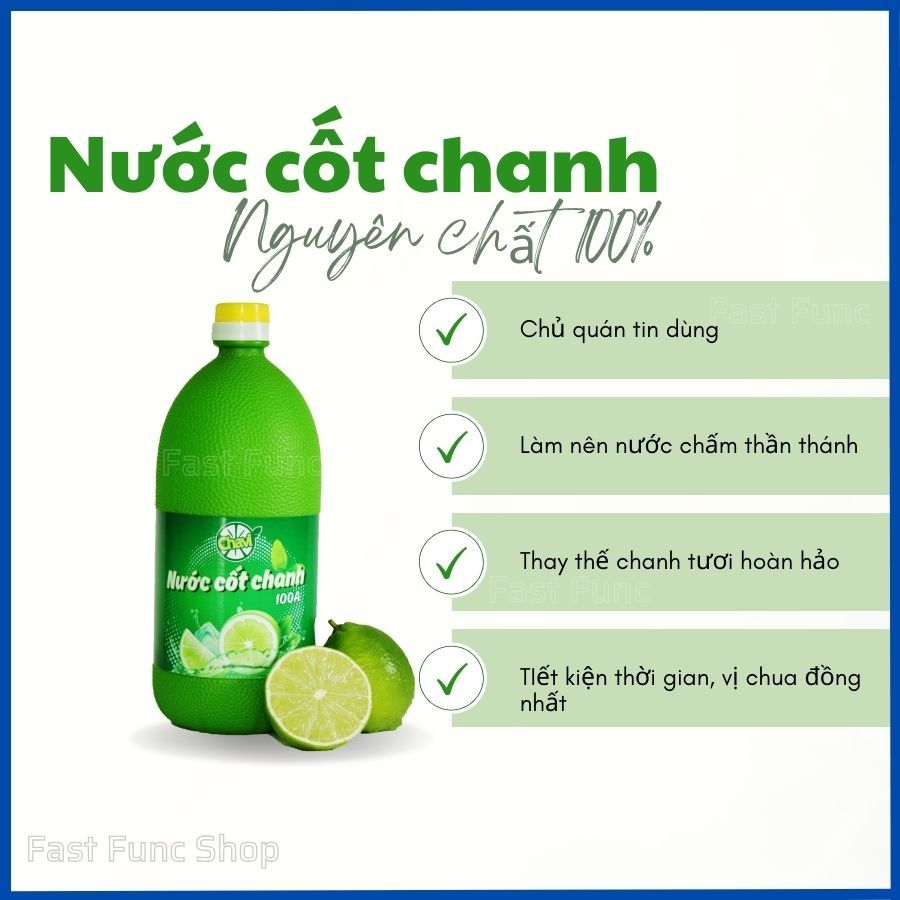 Nước cốt chanh Chavi 1 lít