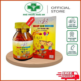Vitamin tăng cân TP thái lan Weight Gain Vitamin hộp 100 viên mẫu mới hiệu quả an toàn tăng từ 2 đến 6 kg