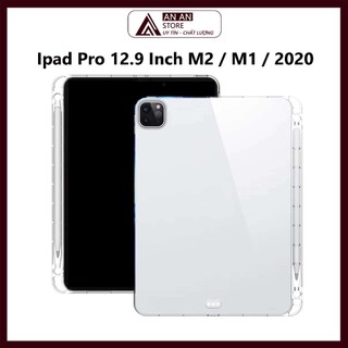 Case Ốp Lưng Cho Ipad Pro 12.9 Inch M2 / M1 / 2020 Chống Sốc Trong Có Khe cho Pencil