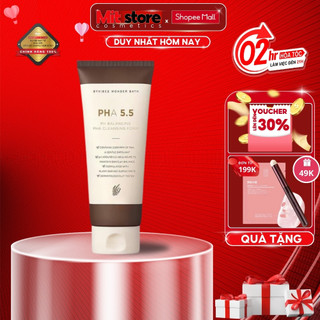 Sữa Rửa Mặt Tẩy Tế Bào Chết Byvibes Wonder Bath PHA 5.5 PH Balancing PHA Cleansing Foam 130ml Hàn Quốc