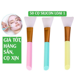 Sỉ 50 cọ silicon quét mặt nạ trang điểm cao cấp
