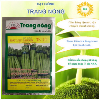 5gr Hạt giống măng tây xanh Trang Nông