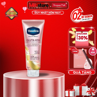 Sữa Dưỡng Thể Trắng Da Vaseline Healthy Bright Gluta Hya Serum Burst Lotion 10X Ban Đêm Thái 330ml