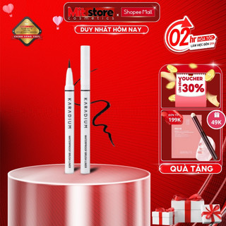 Kẻ Mắt Nước Chống Trôi Karadium Waterproof Brush Liner Black nét siêu mảnh Hàn Quốc