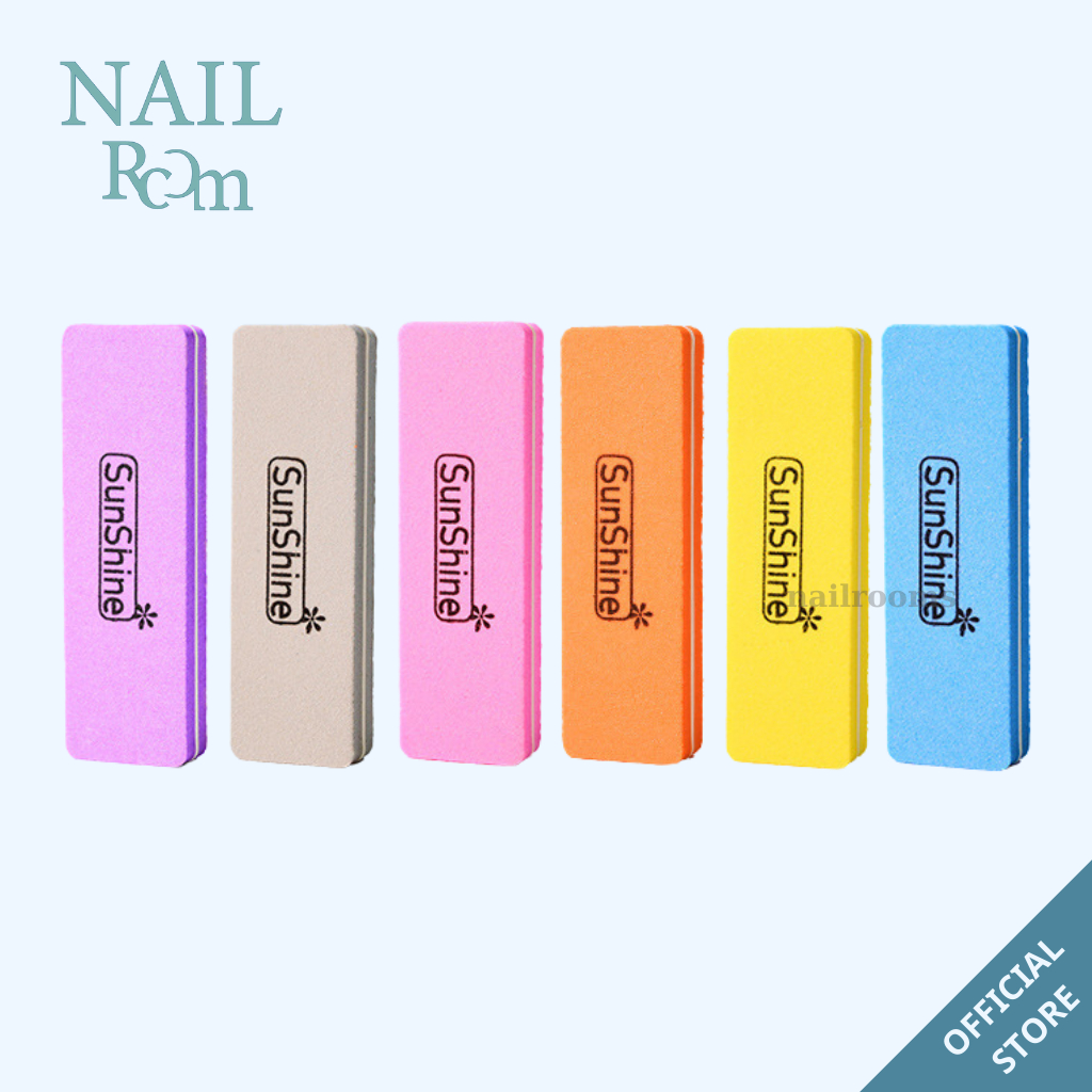 Phao mịn chà móng màu ngẫu nhiên (Buffer mịn) hình chữ nhật nhiều màu cho dân làm móng nail