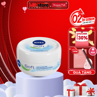 Kem Dưỡng Ẩm Nivea Soft nhập khẩu Đức 200ml