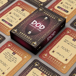 Bộ Bài drinking DoD party game bài nhậu việt hoá - UỐNG HAY THỬ THÁCH Thẻ Bài BoardGame 50 lá Thú Vị - do or drink