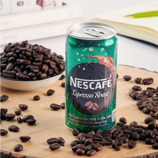 Cafe sữa lon NesCafé Espresso Roast Coffee 180ml (thùng 30 lon) Thái Lan -Date mới