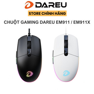 Chuột Gaming DAREU EM911 / EM911X không dây (RGB : 10.000 DPI, Lightweight: 72g) Chính Hãng