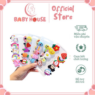 Set 10 kẹp tóc dễ thương cho bé