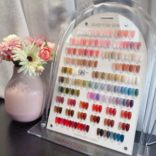 Sét sơn gel thạch Jiao Yan she 98 chai ( kèm bảng màu, base. top)
