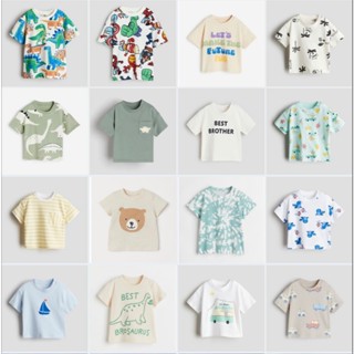 Áo phông thun cotton áo cộc tay hè bé trai HM Auth ( link 1 )