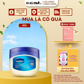 Sáp dưỡng ẩm Vaseline 100% Pure Petroleum Jelly 49g