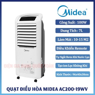 Quạt điều hòa, quạt hơi nước midea ac200-19wv