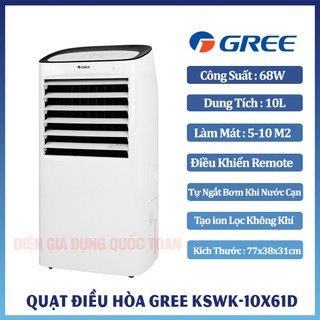 Quạt điều hòa, quạt hơi nước Gree KSWK-10X61D, hàng trưng bày chính hãng mới 99%