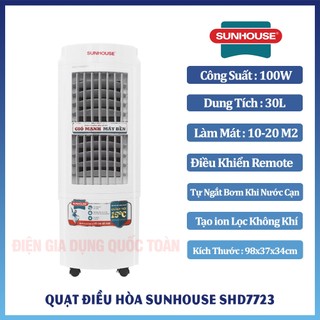 Quạt điều hòa, quạt hơi nước sunhouse shd7723 mới 100% nguyên thùng