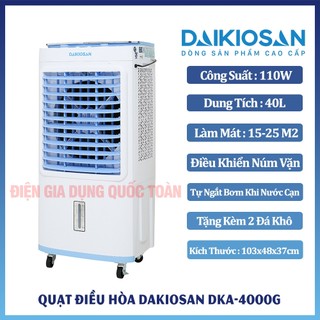 Quạt điều hòa, quạt hơi nước Daikiosan DKA-04000G, hàng trưng bày chính hãng mới 99%