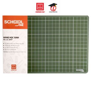 Bảng học sinh tiểu học Hồng Hà, bảng viết phấn 4 ô ly, bảng đen