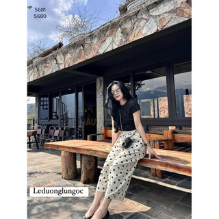Quần Đũi Baggy Chấm Bi