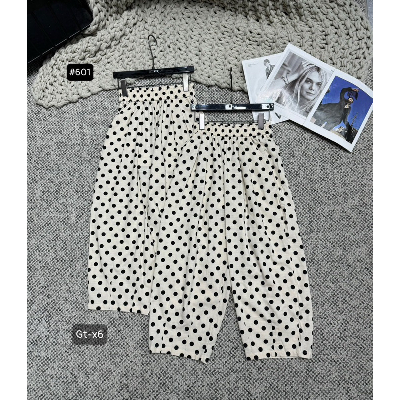 Quần Đũi Baggy Chấm Bi