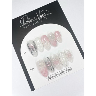81 Nailbox thiết kế tiểu thử loang hồng xinh xắn