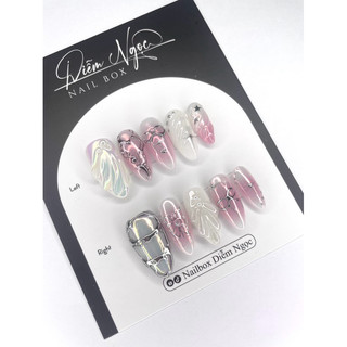 84 Nailbox thiết kế tráng gương cực quang
