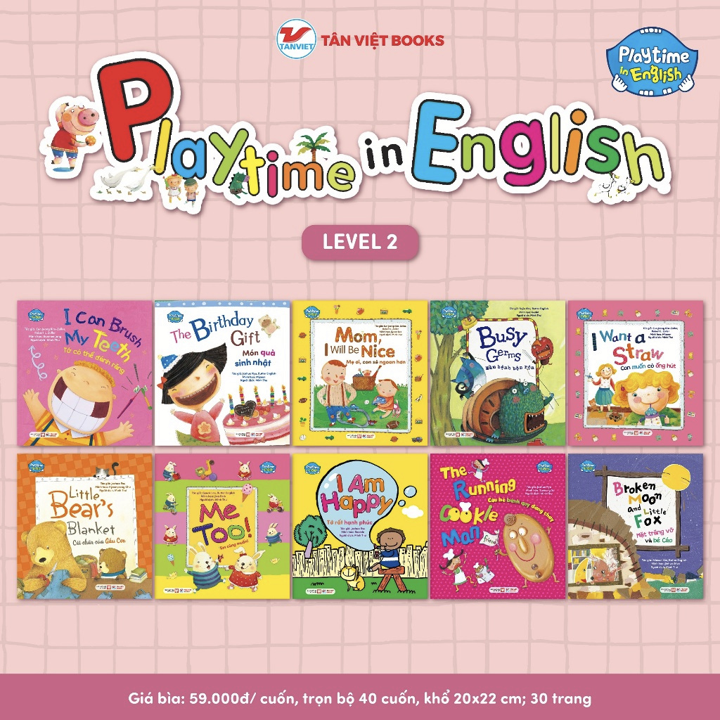 Sách - Bộ Sách Playtime In English - Level 2.