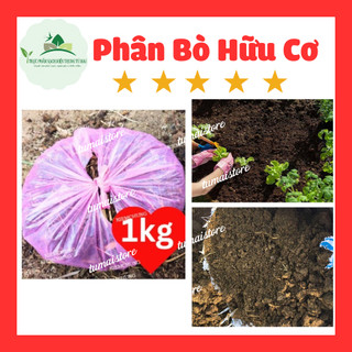 1kg Phân bò hữu cơ nguyên chất, bón thức cây trồng