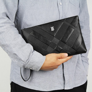 Ví cầm tay Burberry da thật