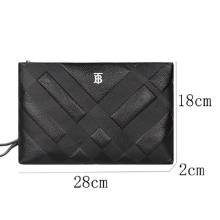 Ví cầm tay Burberry da thật