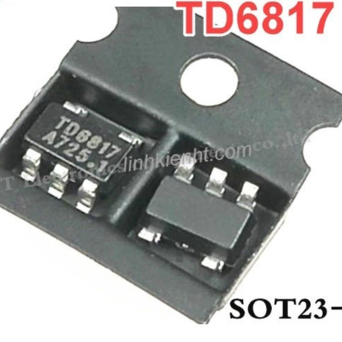 Túi 10 con IC nguồn hạ áp TD6817 5 chân