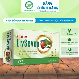 Viên uống bảo vệ gan, mát gan giải độc, tăng cường chức năng gan, viên bổ gan LIVSEVEN 30 viên