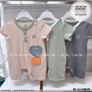 Body cộc tay cổ trụ Bu Baby cho bé trai bé gái