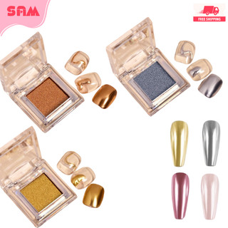 Tráng gương móng tay nail, tráng gương trắng ánh bạc , vàng