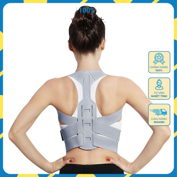Đai Chống Gù Lưng Nam Nữ Có Nẹp Cho Mọi Lứa Tuổi Cố Định Cột Sống, Điều Chỉnh Tư Thế Hiệu Quả Chính Hãng Forbic