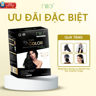 Dầu gội nhuộm tóc phủ bạc thời trang Krush Hàn Quốc màu nâu hạt dẻ gói 25ml / 75ml / 105ml