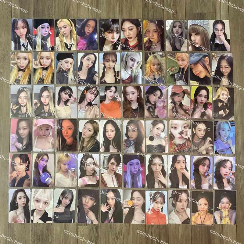 Card ảnh bo góc AESPA Karina, Winter, Ningning, Giselle pob photocard