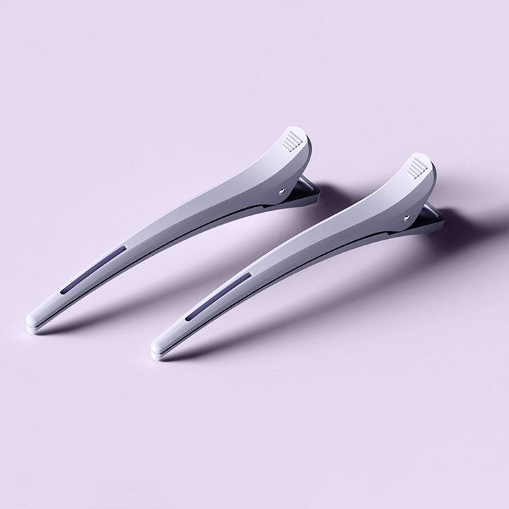 Combo 2 kẹp tóc cao cấp AKIO Beauty răng cưa nhỏ kẹp dài | BigBuy360 - bigbuy360.vn