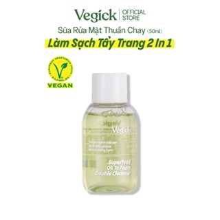 Sữa Rửa Mặt Vegick Superfood Oil To Foam Double Cleanser Minisize 50ml