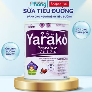 Sữa cho người tiểu đường yarako sữa dành cho người tiểu đường và tiền đái tháo đường hộp 400g