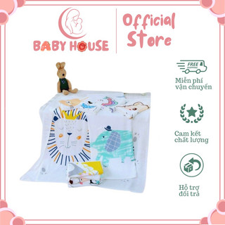 Chăn lụa hè thu cho bé siêu mềm mịn 110*110cm