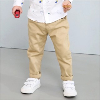 Quần kaki mềm trơn co dãn 4 màu siêu đẹp phong cách cho bé 8_20kg