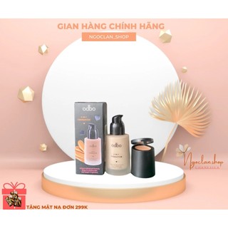Set Kem Nền Kèm Kem Che Khuyết Điểm Tông Sáng Odbo 2 In 1 Foundation OD446