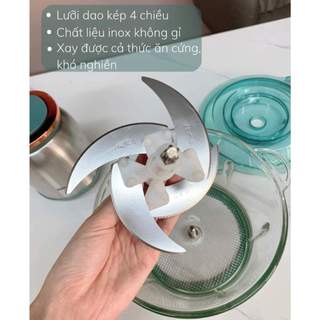 Lưỡi dao máy xay thịt Nineshield Inox 304 cao cấp siêu sắc, Lưỡi dao máy xay thịt 2L lưỡi dao thay thế máy xay đa năng