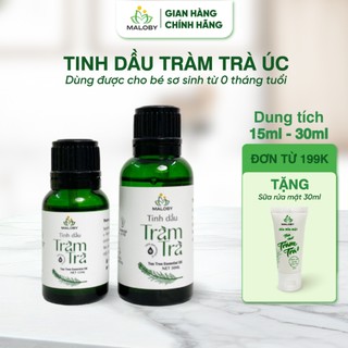 Tinh Dầu Tràm Trà Úc MALOBY Hỗ Trợ Làm Dịu Da Mẩn Đỏ Phù Hợp Cho Làn Da Dầu Mụn 15ml và 30ml