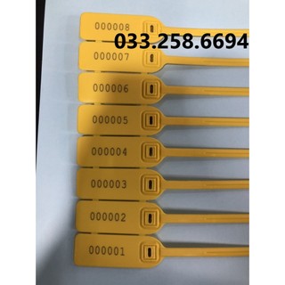 ( FREESHIP) Seal nhựa niêm phong hàng dây rút dẹt ( Túi 100 chiếc có Seri )