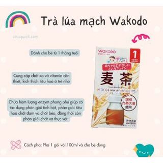 Trà lúa mạch Wakodo cho bé 1m+